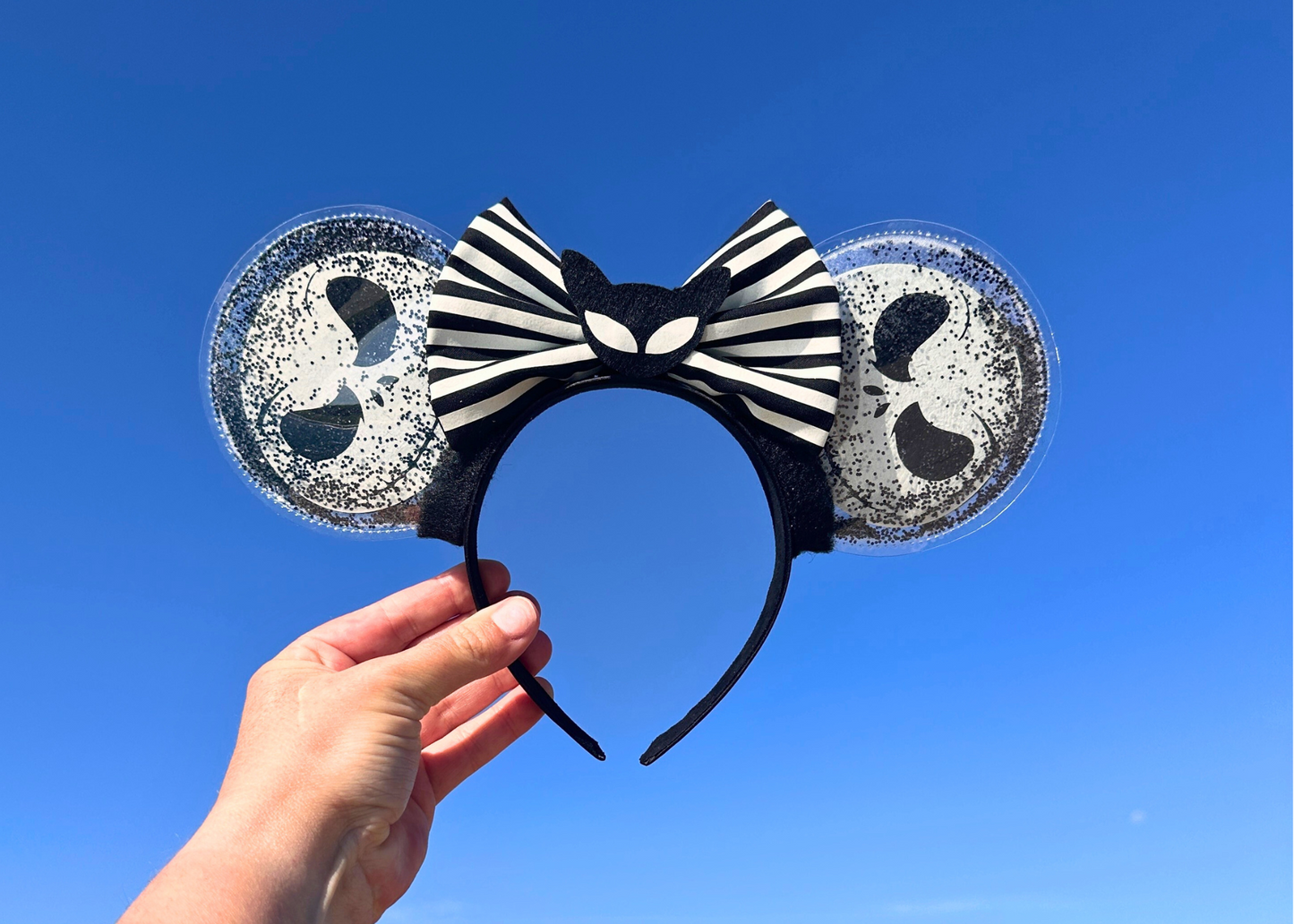 Pumpkin King Jack Glitter Shaker Ears