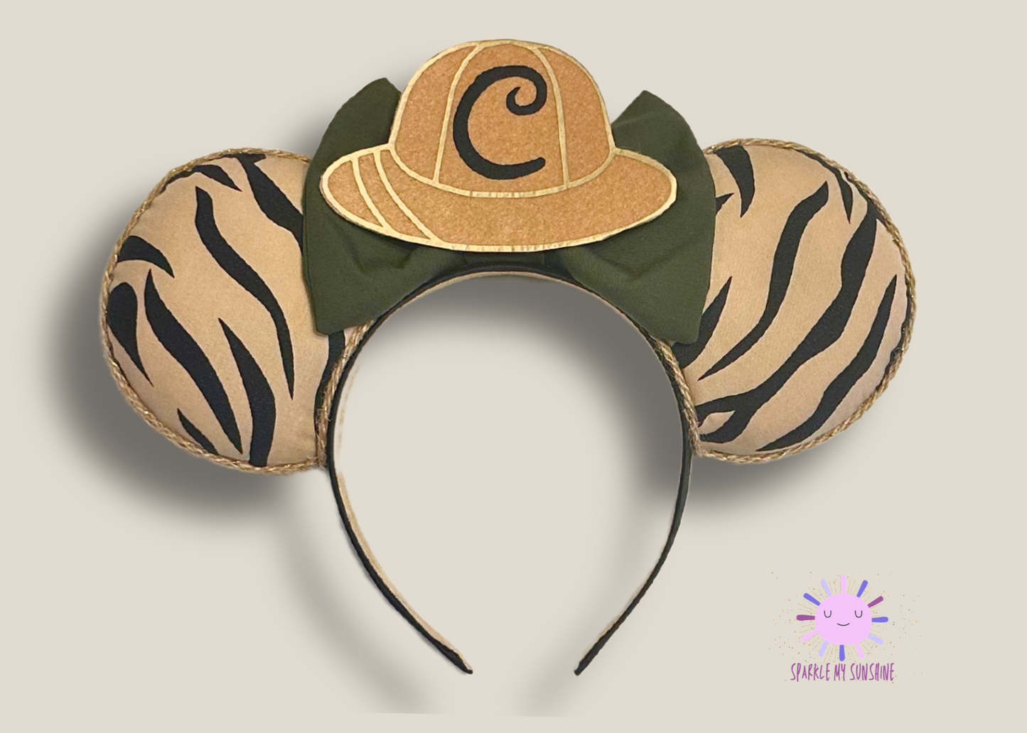Personalized Animal Print Mickey Safari Mouse Ears