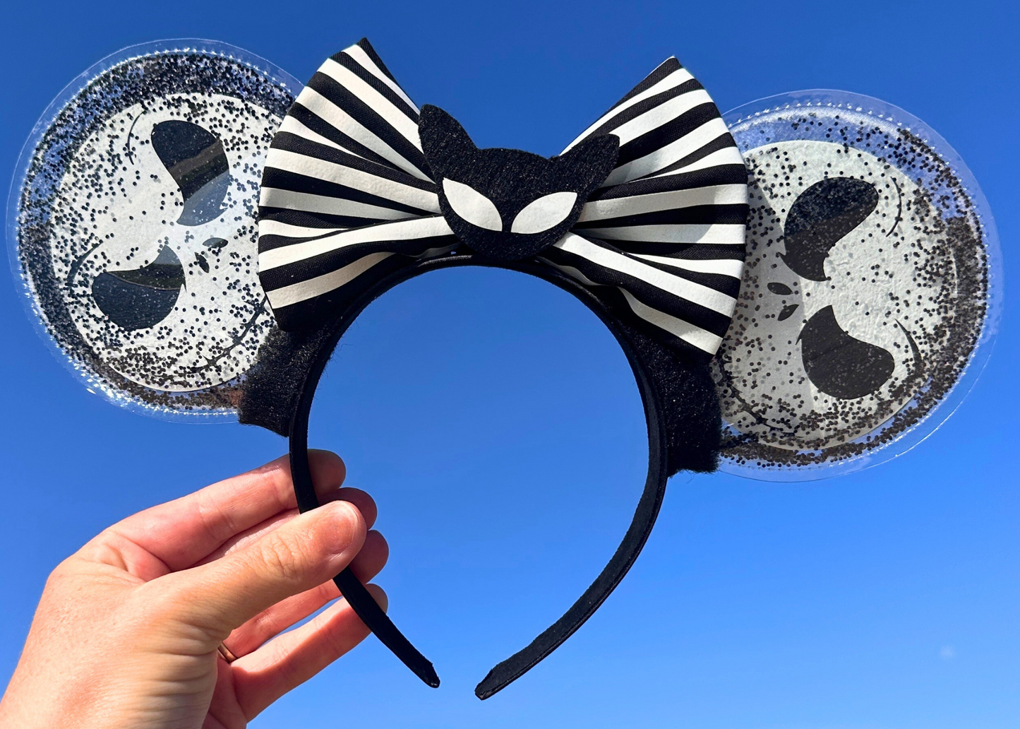 Pumpkin King Jack Glitter Shaker Ears
