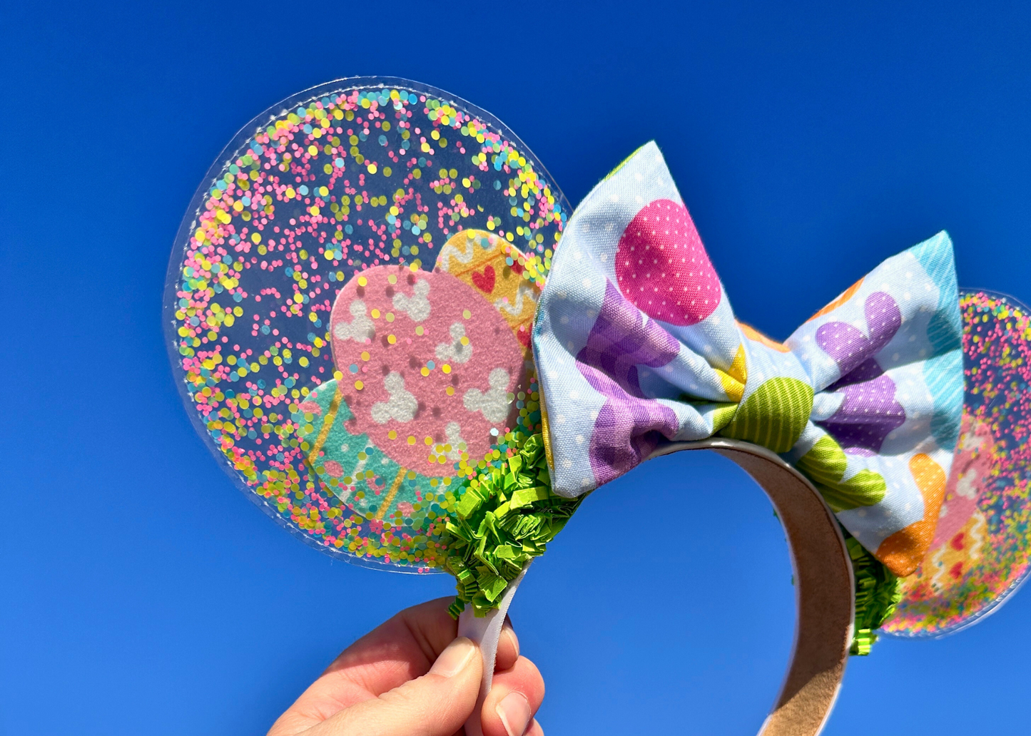 Easter Egg Glitter Shaker Mouse Ears