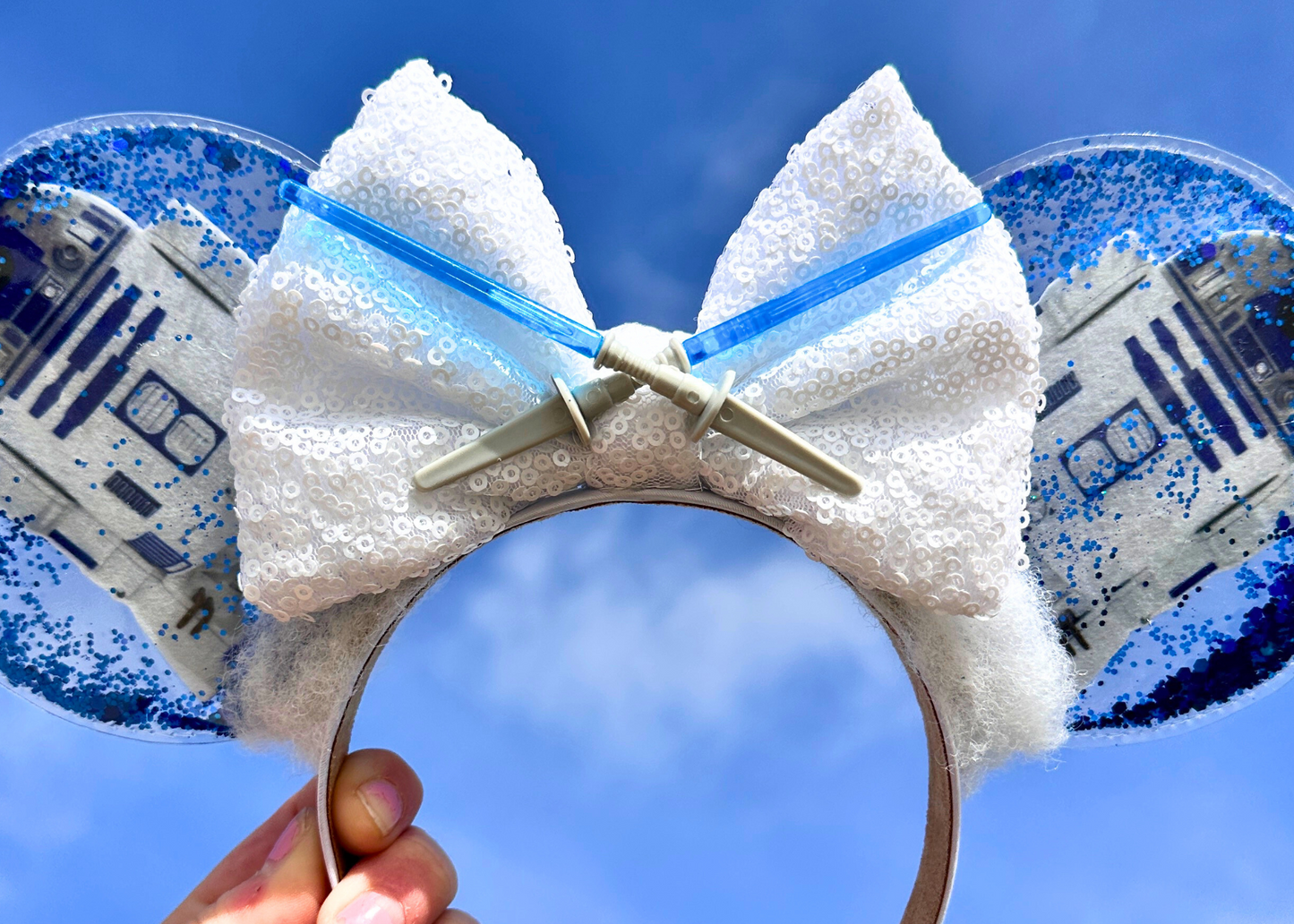 Droid Glitter Shaker Mouse Ears