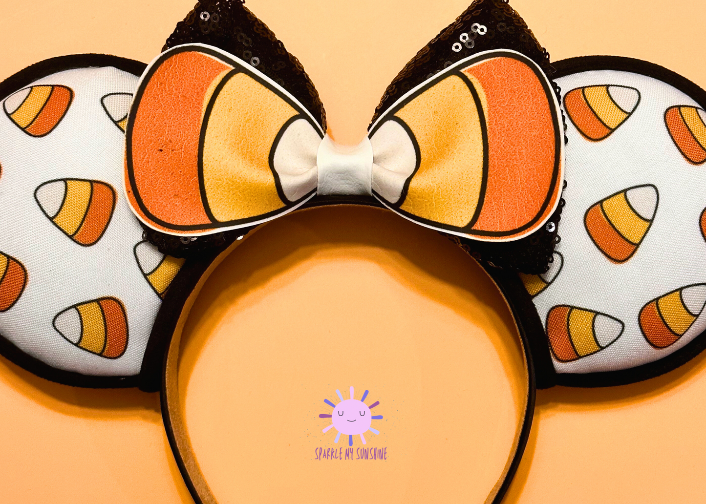 Candy Corn Halloween Mouse Ears