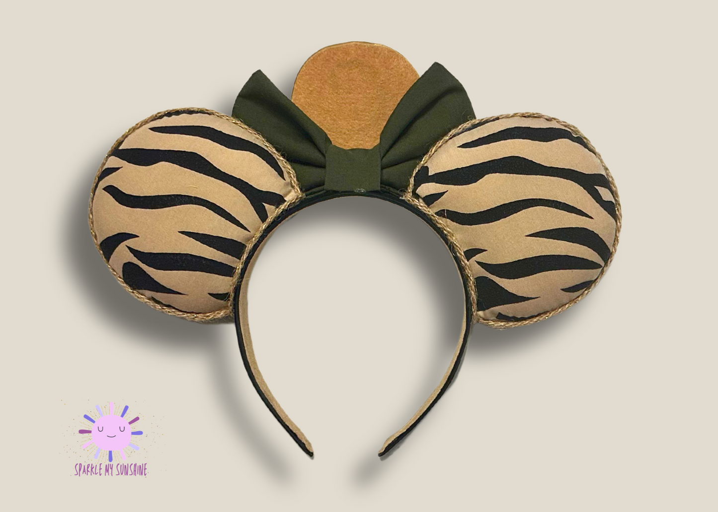 Personalized Animal Print Mickey Safari Mouse Ears