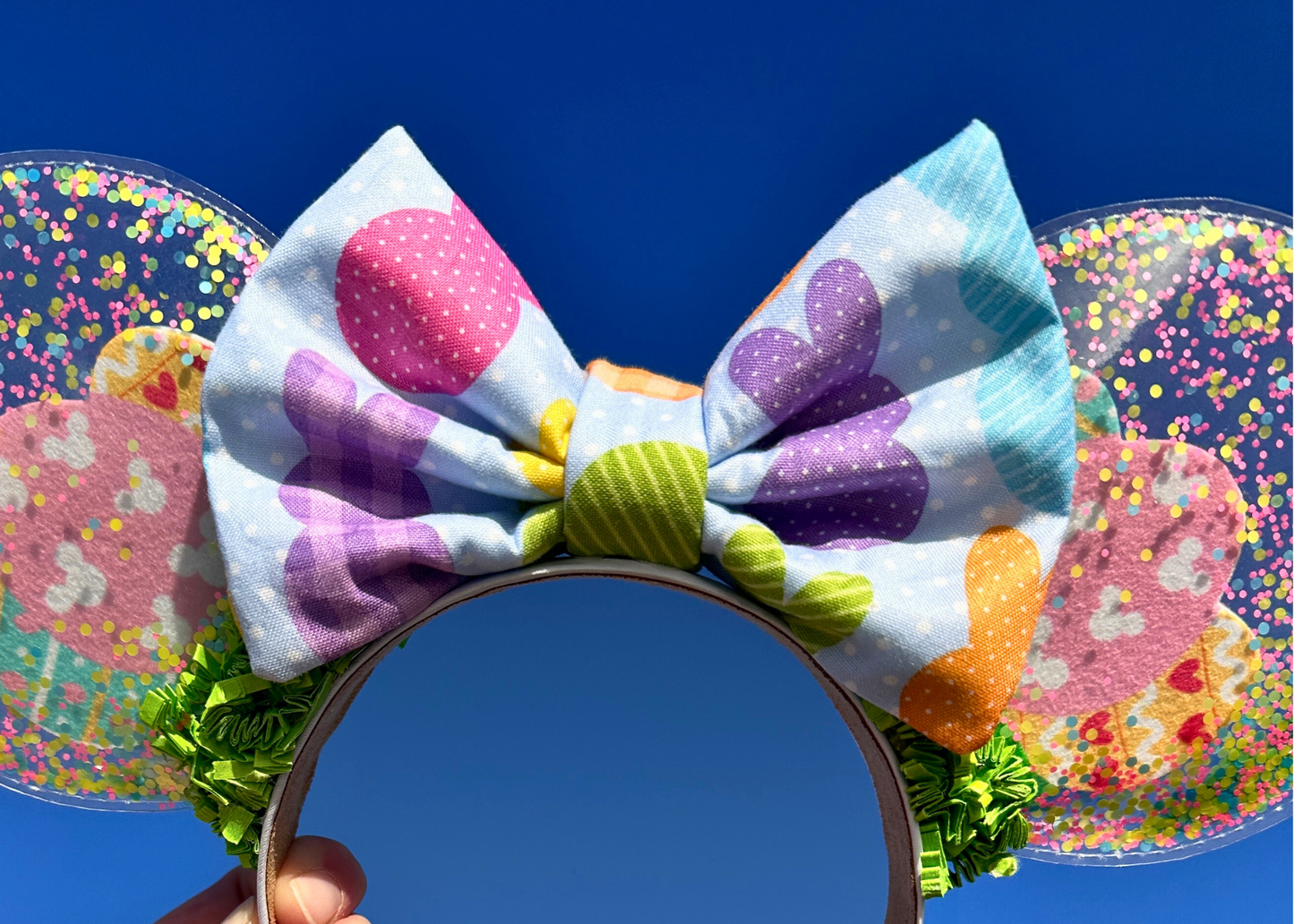 Easter Egg Glitter Shaker Mouse Ears