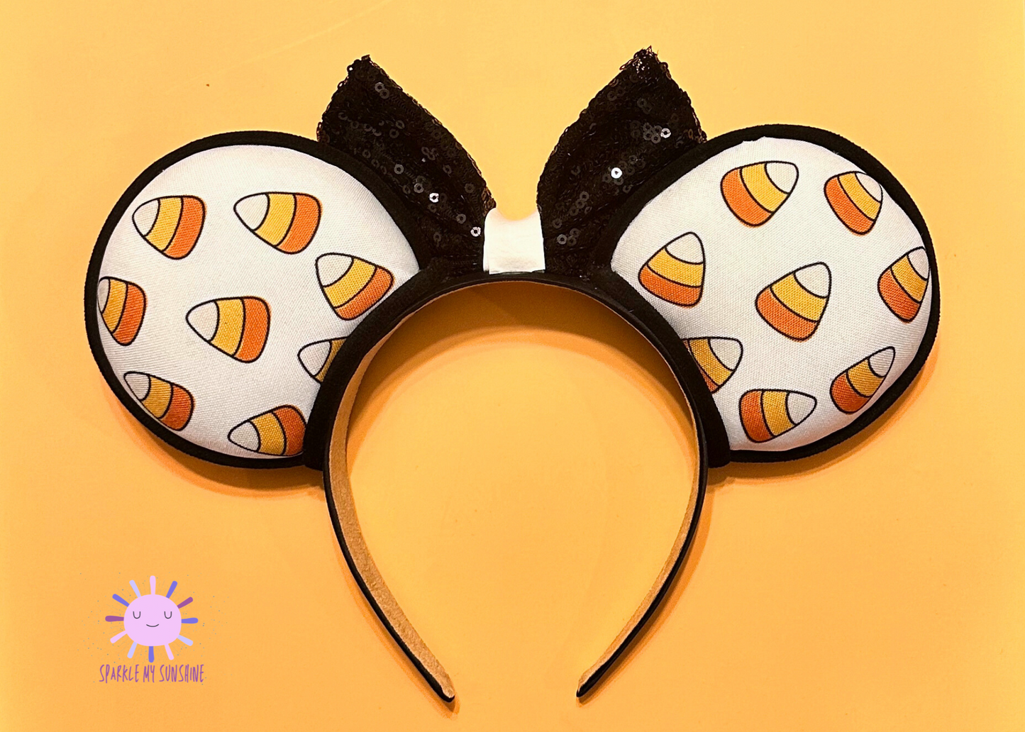 Candy Corn Halloween Mouse Ears