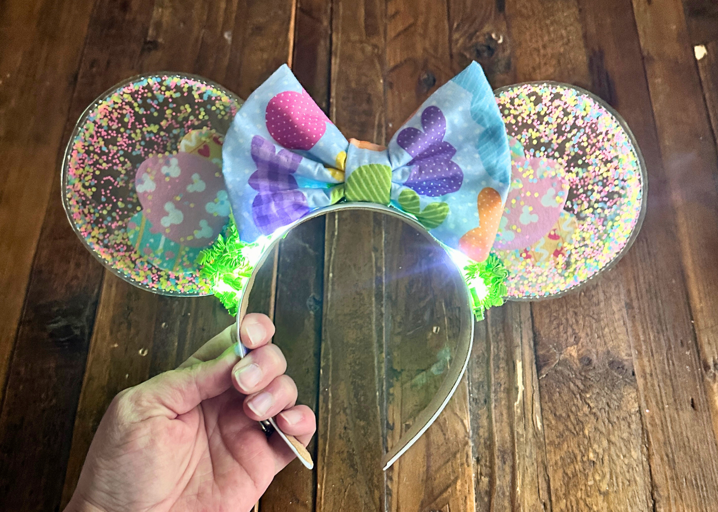 Easter Egg Glitter Shaker Mouse Ears