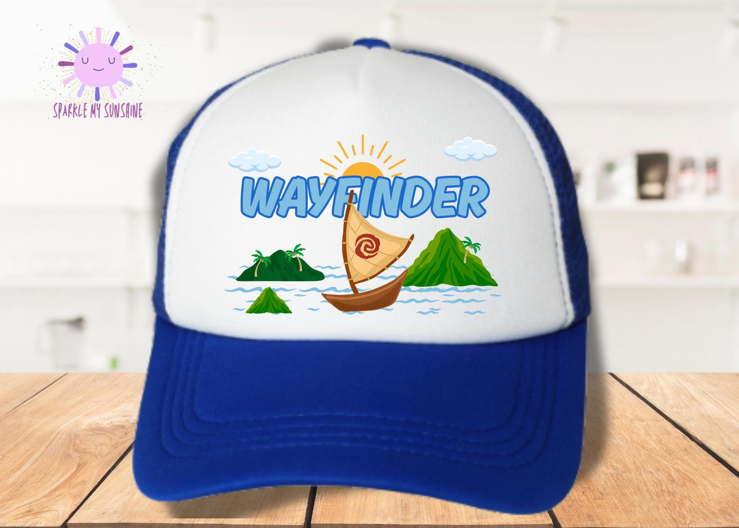 Moana Wayfinder Disney Trucker Hat, Adult Snapback Baseball Cap, Epcot Hat, Disney Princess Cosplay Costume, Disneyland Hat, Unique Gifts