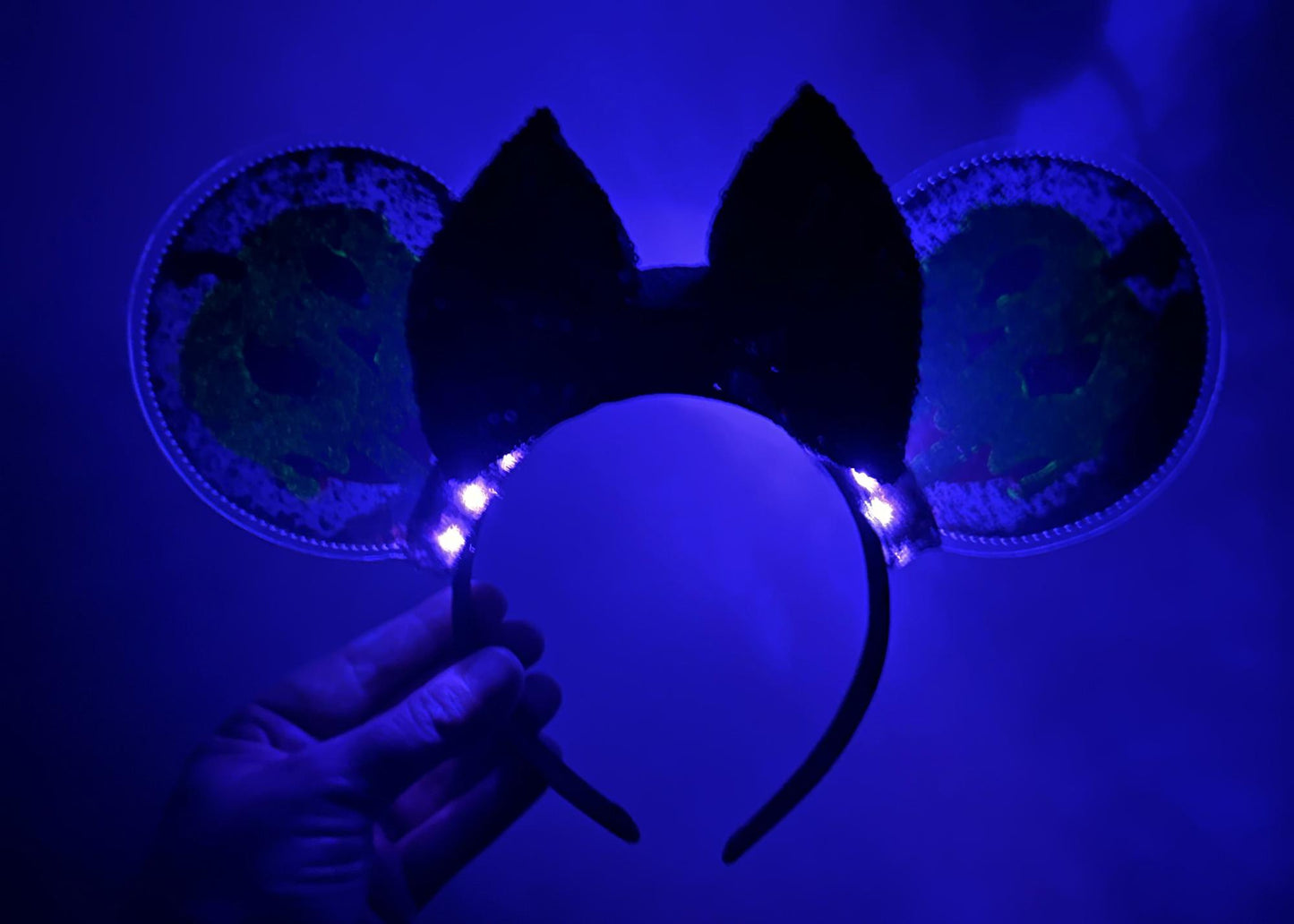 Snow White Evil Queen Poison Apple Disney Villain Mickey Ears Mouse Headband, Wicked Queen Minnie Ears, Halloween Costume, Seven Dwarfs