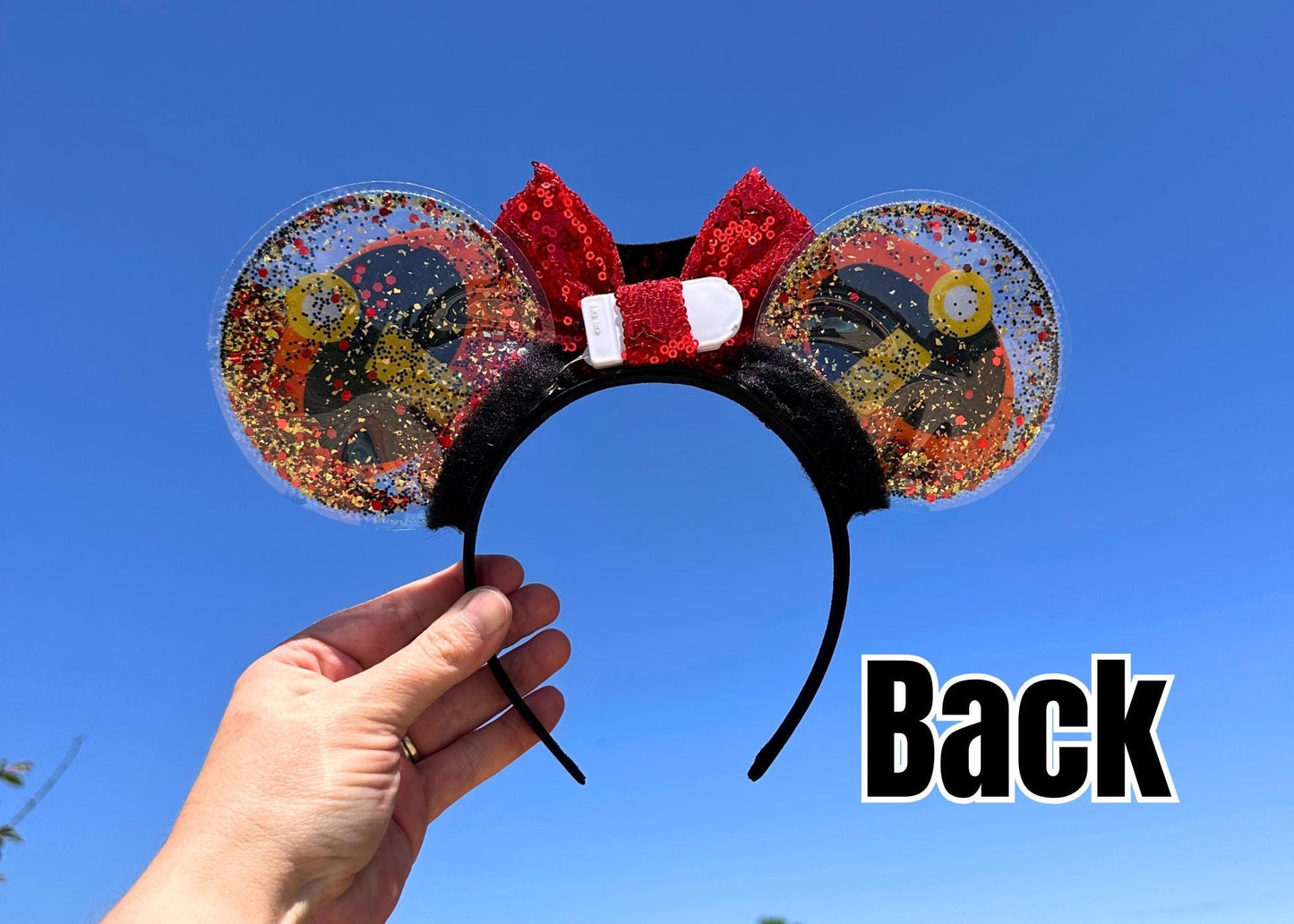 The Incredibles inspired Disney Mouse Ears Headband, Super Hero Mickey Ears, Elastigirl Cosplay Costume, Jack Jack, Disneyland Pixar Pier