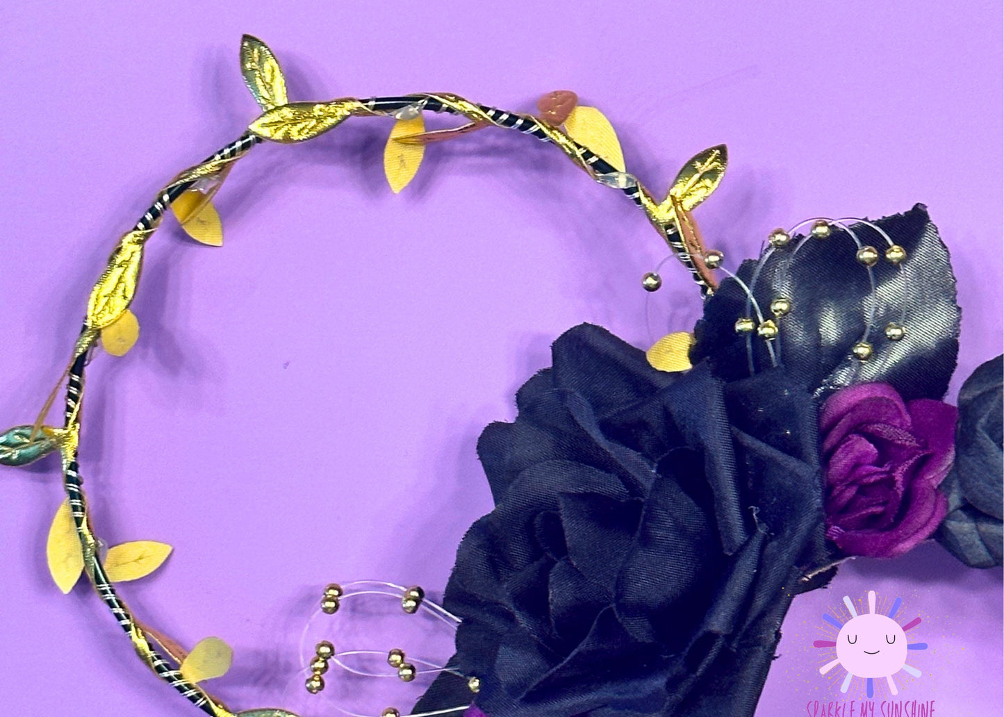 Ursula Disney Ears, Sea Witch Mickey Ears, Floral Wire Minnie Ears Headband, Little Mermaid Mouse Ears, Evil Costume, Villain Queen Cosplay