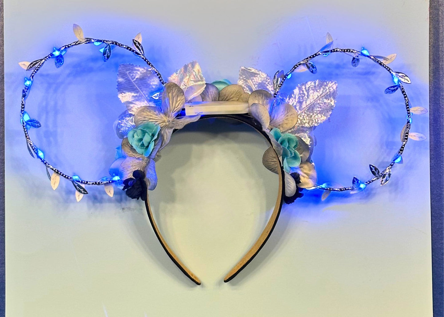 Hades Disney Ears, Hercules Flower Crown Mickey Mouse Ears, Floral Wire Minnie Ears, Villain Costume Cosplay, Halloween Headband, Evil Queen