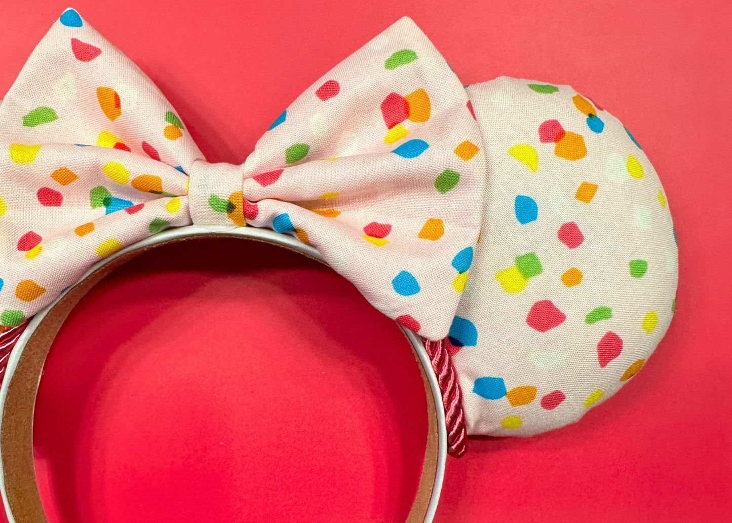 Pink Disney Ears, Rainbow Mickey Ears, Confetti Minnie Ears, Summer Disneyland Ears, Disney Birthday Ears, Unique Disney Gifts for Her