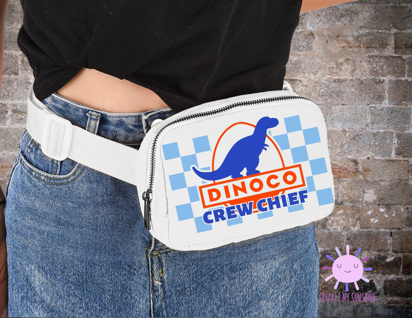Pixar Cars Inspired Disney Fanny Pack, Lightning McQueen Belt Bag, Disneyland Purse, Sling Bag, Small Crossbody Bag, Men Birthday Gift