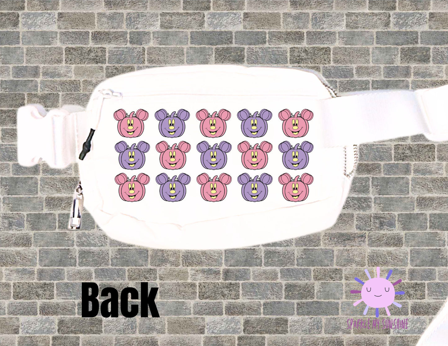 Pastel Halloween Disney Fanny Pack, Boo To You Disneyland Belt Bag, Crossbody Sling Bag, Travel Parks Purse, Vacation Accessories Gifts