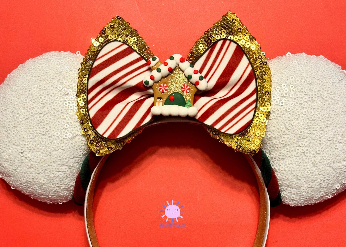 Gingerbread House Disney Christmas Mickey Mouse Ears Headband