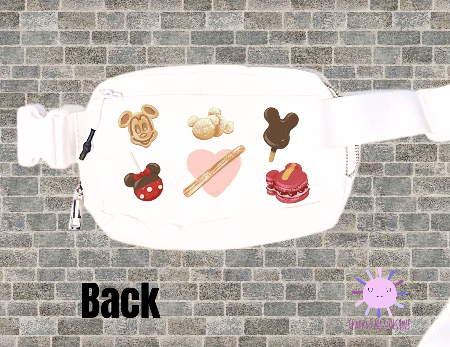 Looking Like a Snack Disney Fanny Pack, Snacks Belt Bag, Best Day Ever Crossbody Sling Purse, Food Nylon Small Tote, Christmas Gift for Her
