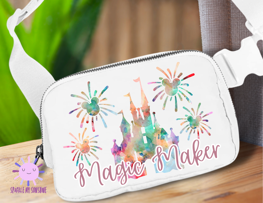 Magic Maker Watercolor Castle Fanny Pack