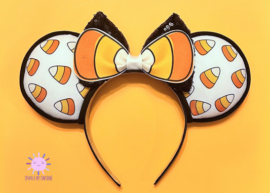 Candy Corn Halloween Mouse Ears