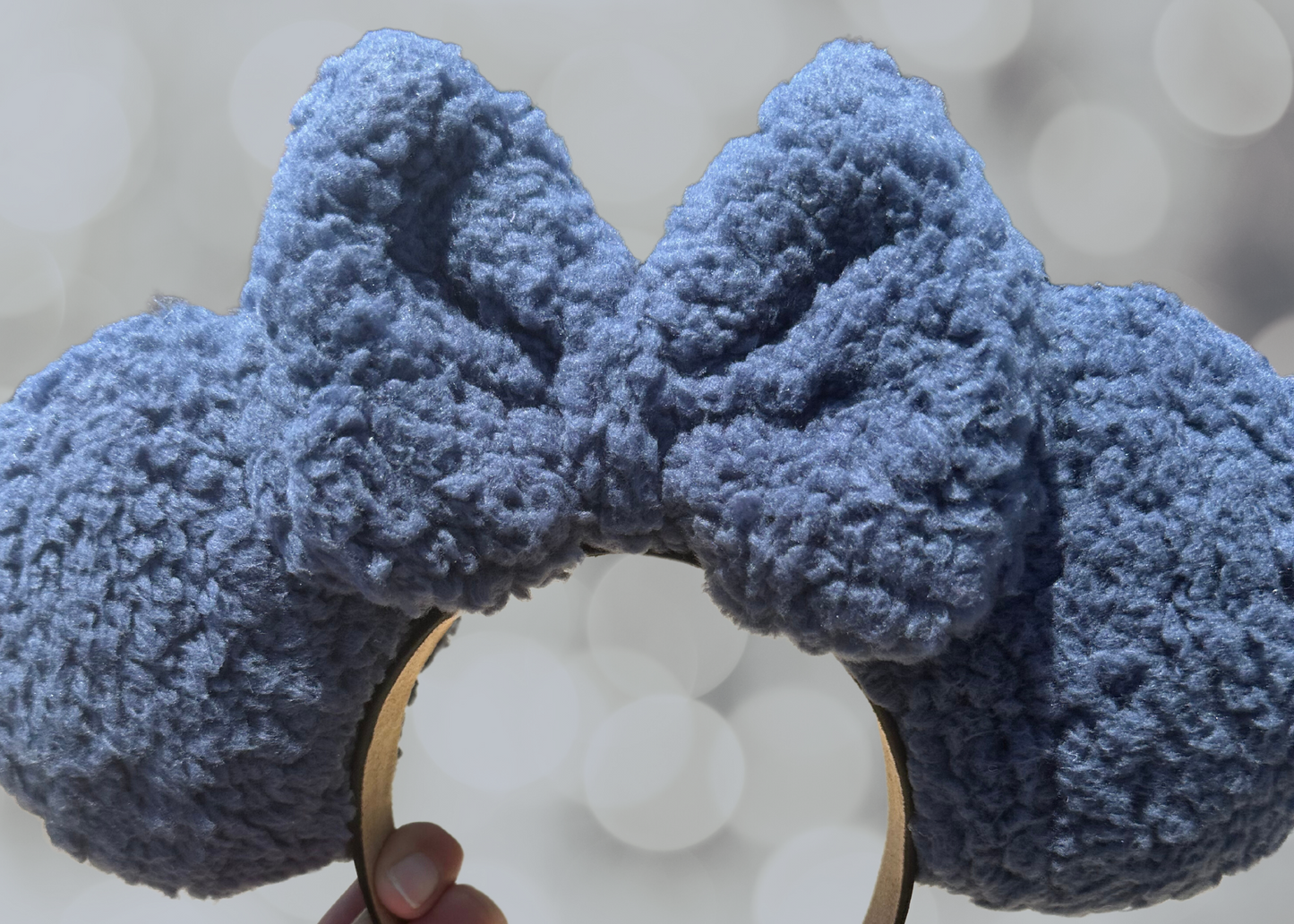 Blue Sherpa Mouse Ears