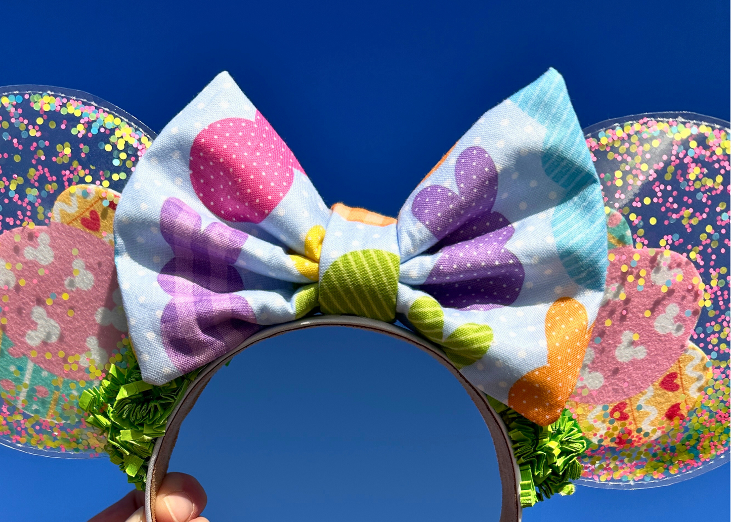 Easter Egg Glitter Bubble Ears