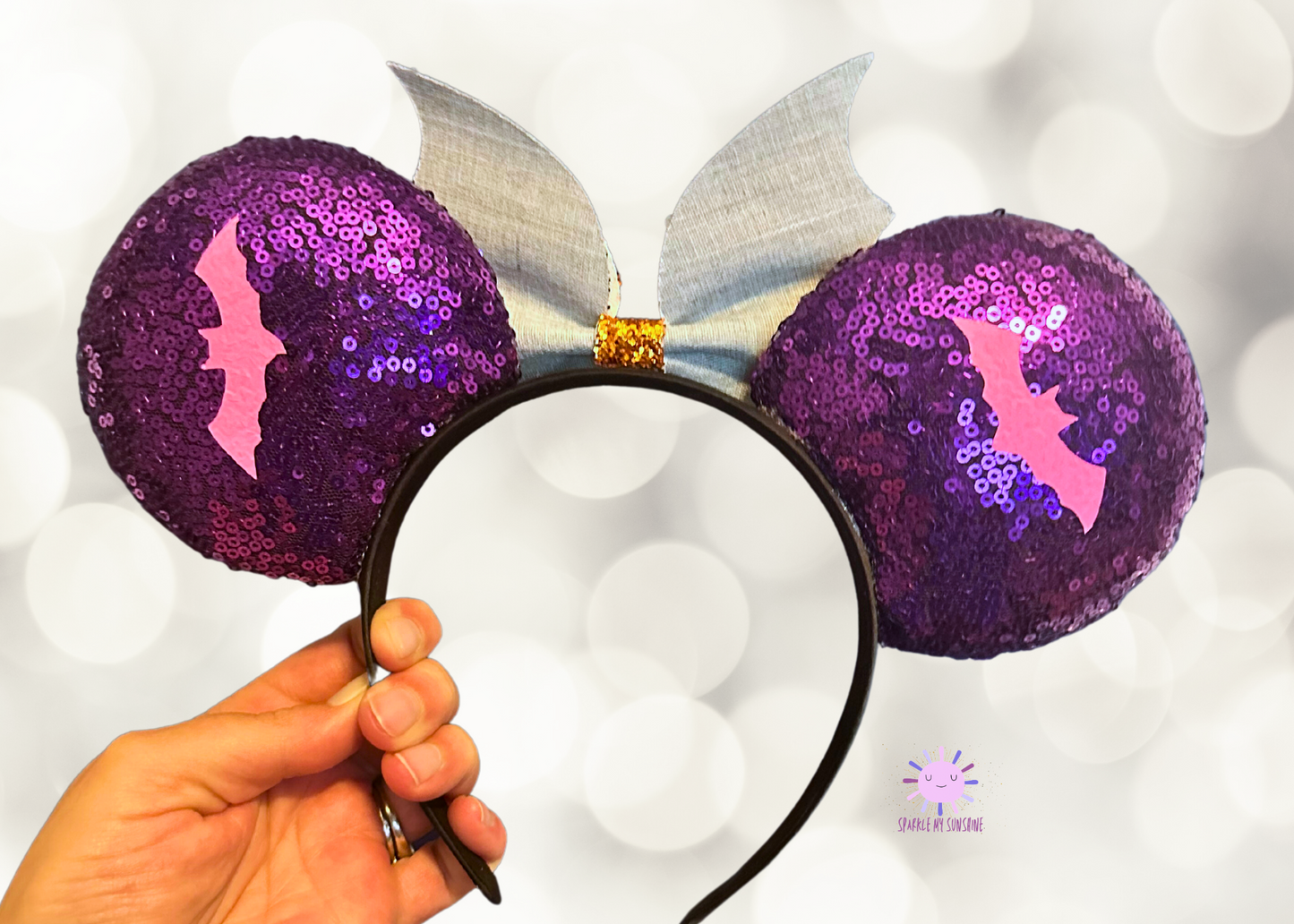 Glow in the Dark Bats Mouse Ears