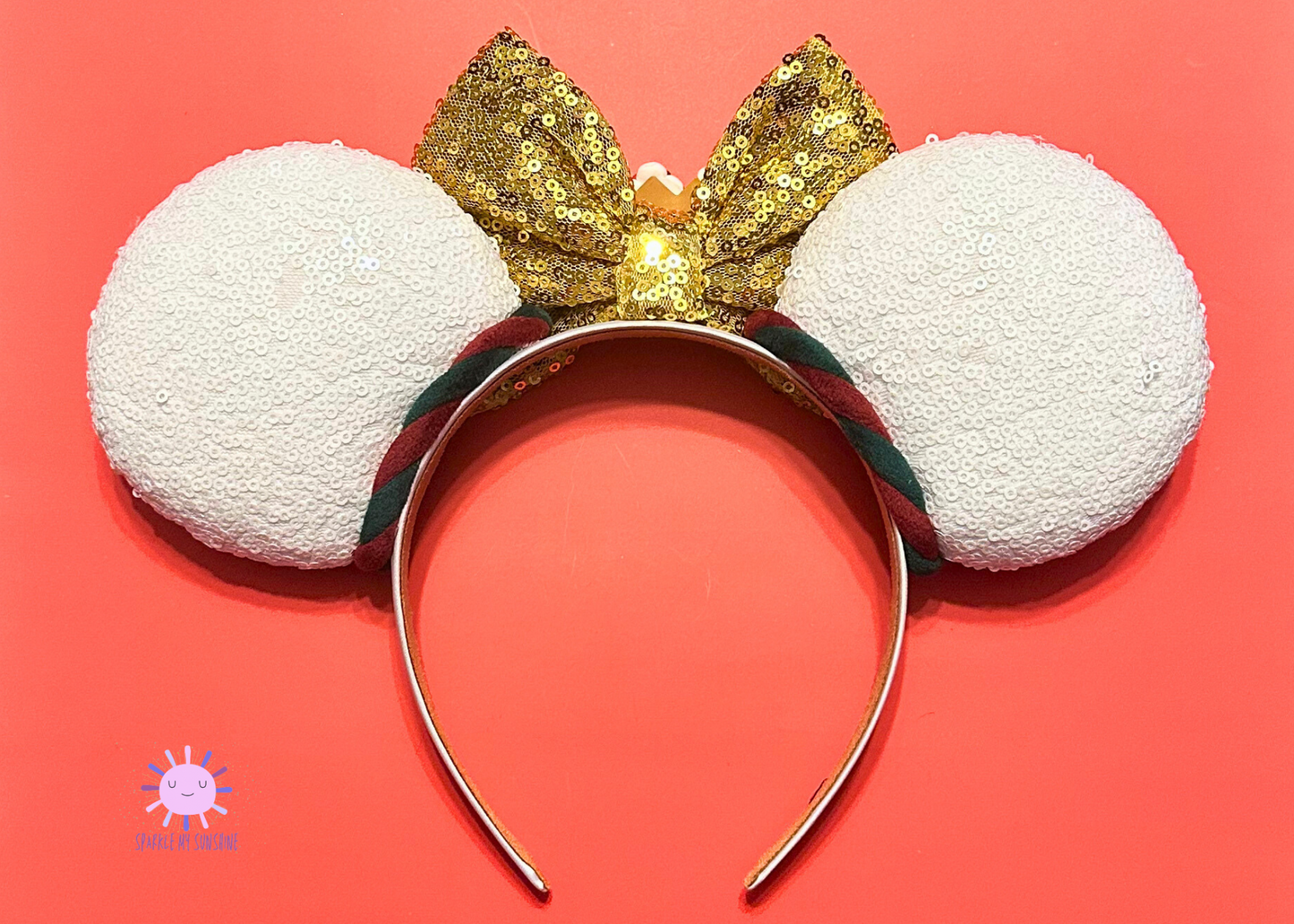 Gingerbread House Christmas Mouse Ears Headband