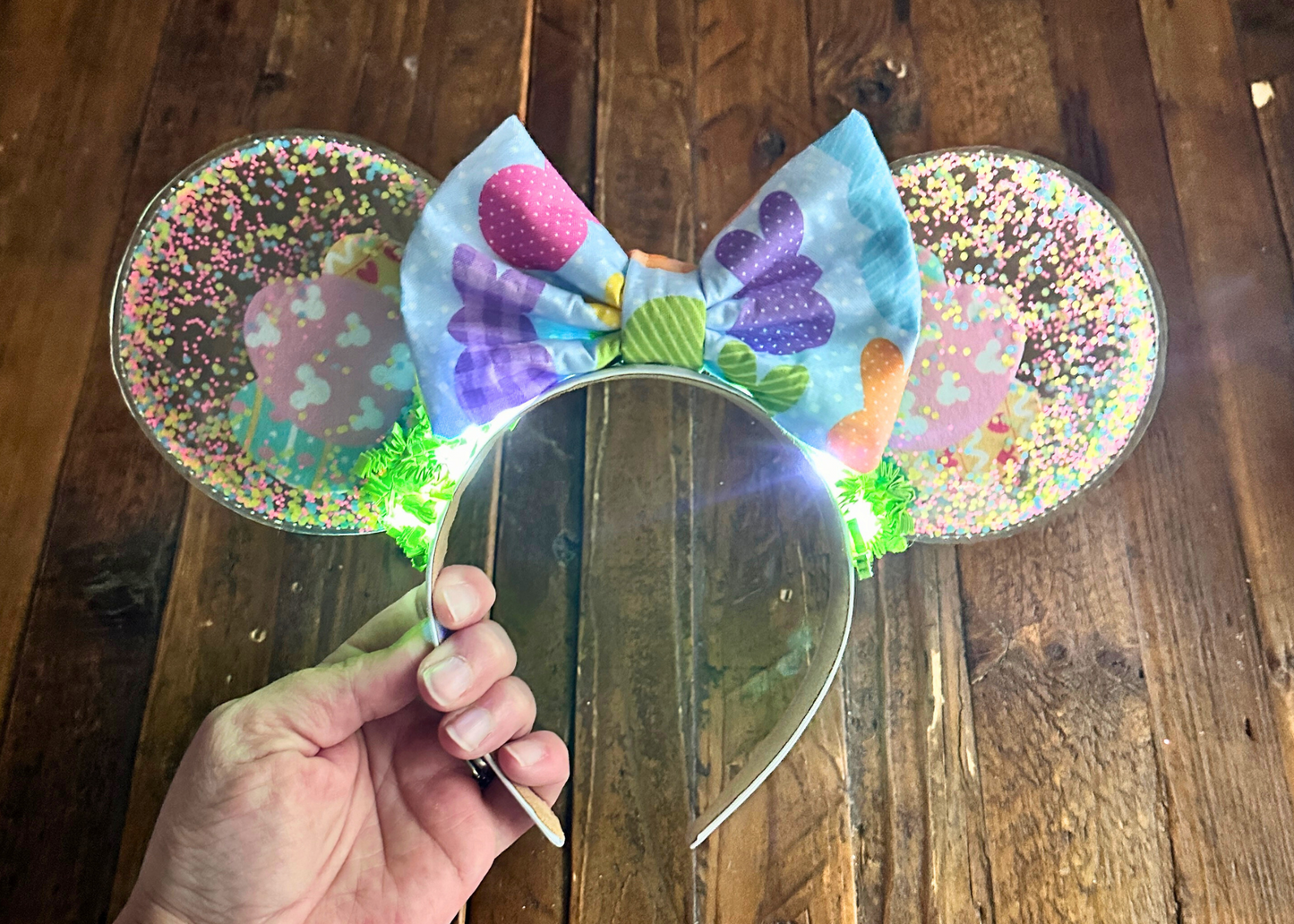 Easter Egg Glitter Bubble Ears