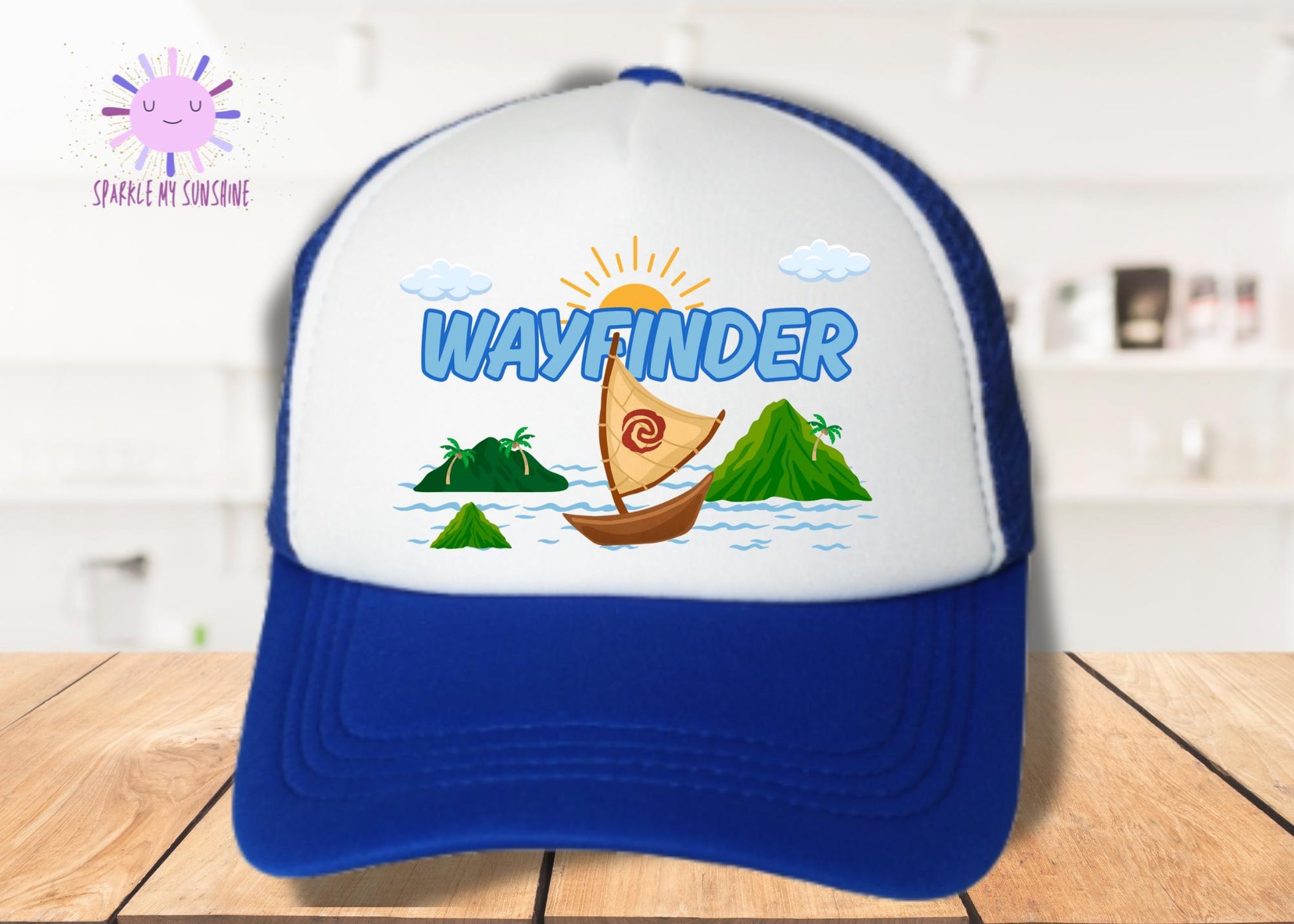 Moana Wayfinder Disney Trucker Hat, Adult Snapback Baseball Cap, Epcot Hat, Disney Princess Cosplay Costume, Disneyland Hat, Unique Gifts