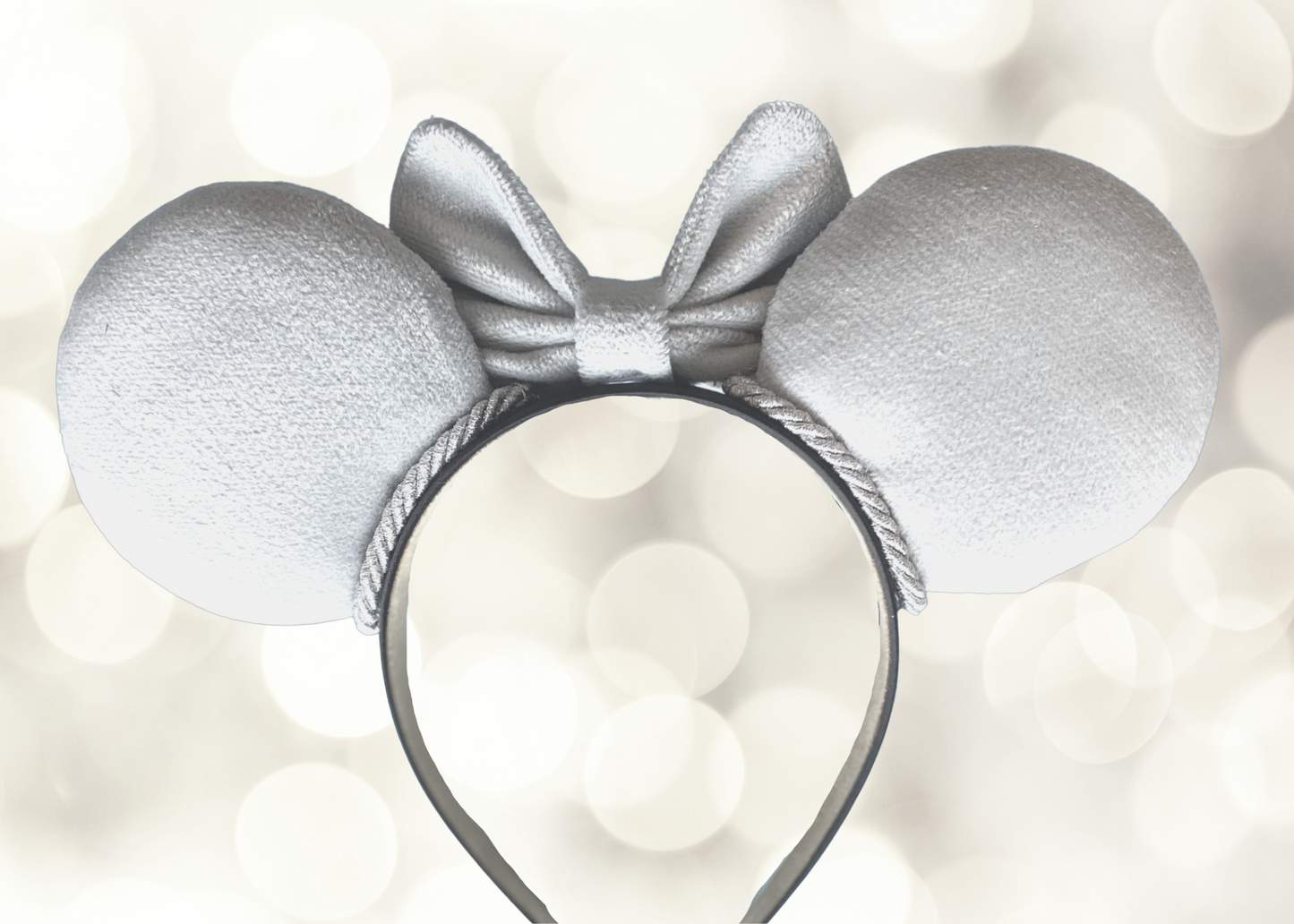 Cinderella Inspired Gray Velvet Princess Mouse Ears