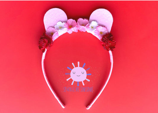 Peppa Pig Inspired Costume Ears Headband | Birthday Party Supplies | Peppa Hair Bow | Birthday Outfit | Peppa Pig Hair Bow | Birthday Shirt