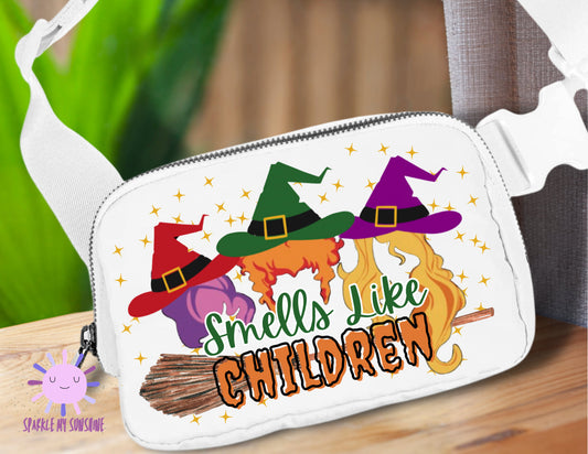 Halloween Hocus Pocus inspired Disney Fanny Pack, Sanderson Sisters Crossbody Bag, Witch Sling Bag, Vacation Belt Bag, Travel Waist Bum Bag